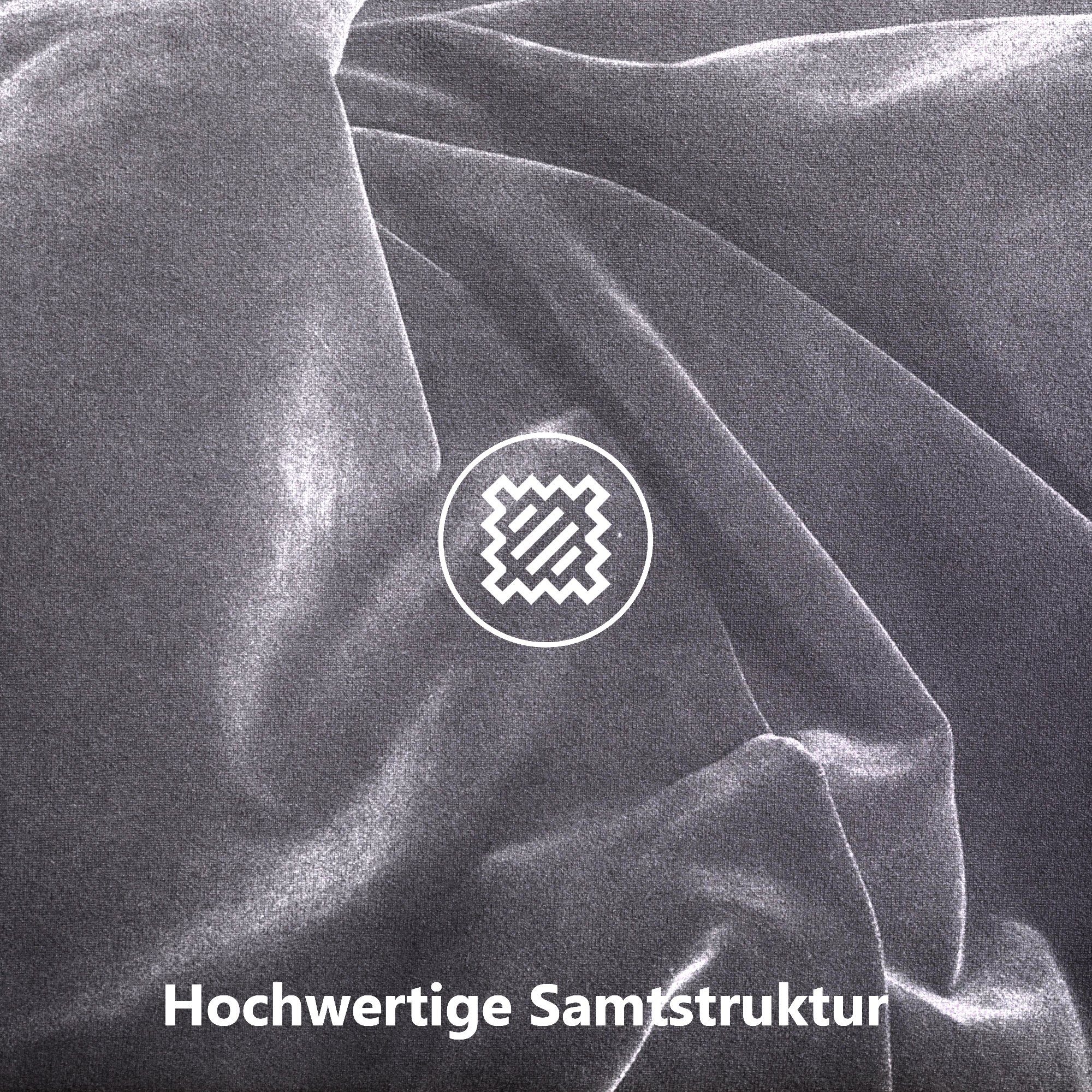 Ulife Polsterbett Grau Stauraumbett Samt-Stoff Funktionsbett Doppelbett mit Bettkasten, mit Bettkasten Samt-Stoff, 180 × 200cm