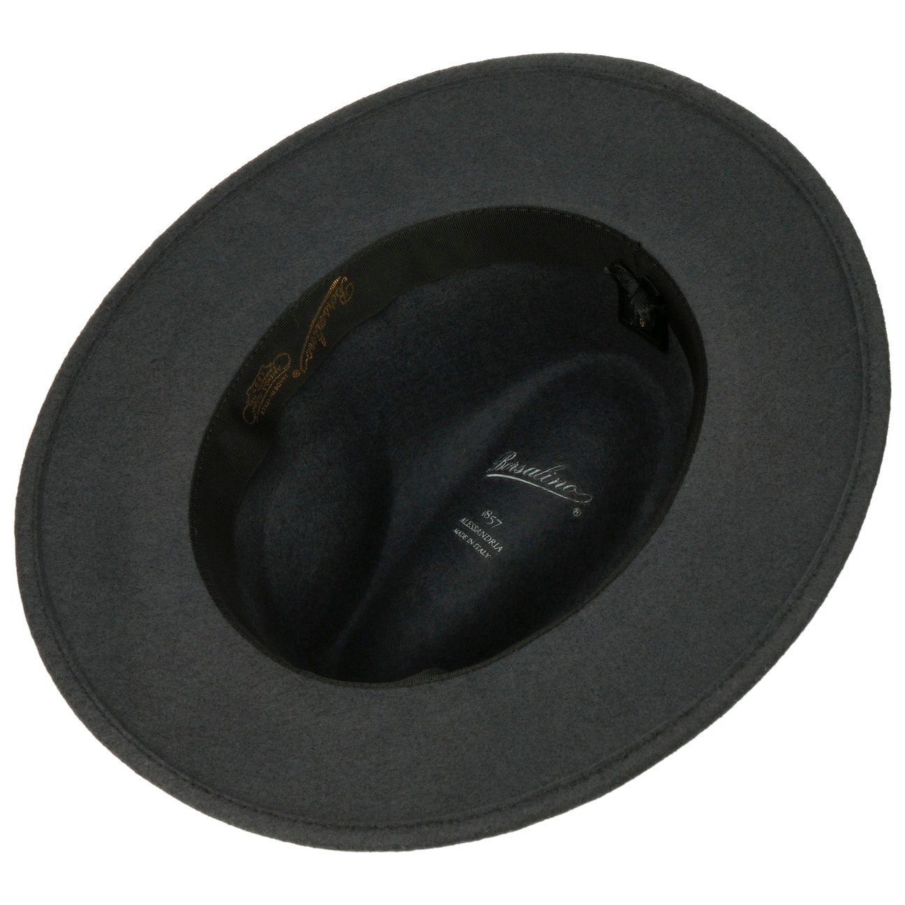 Borsalino Filzhut (1-St) Wollfilzhut mit Ripsband, Made in Italy