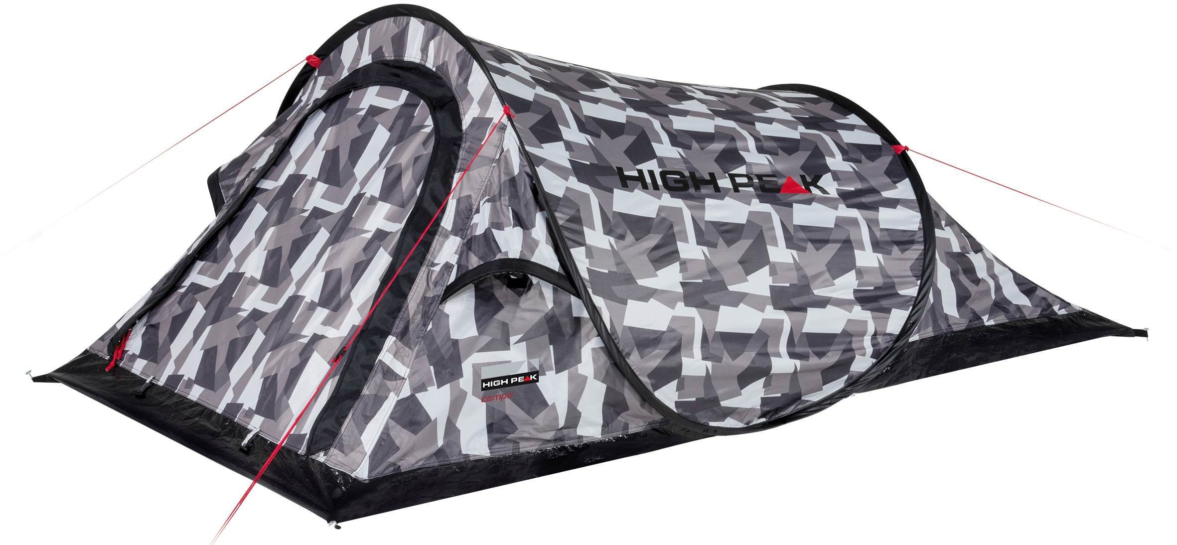 High Peak Wurfzelt Pop up Zelt Campo, Personen: 2 (mit Transporttasche)