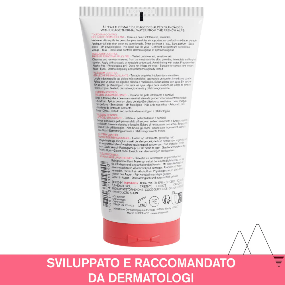 TOLÉDERM CONTROL Toléderm Control Beruhigendes Reinigungsmilch-Gel - Gesichtsreinigungsmilch