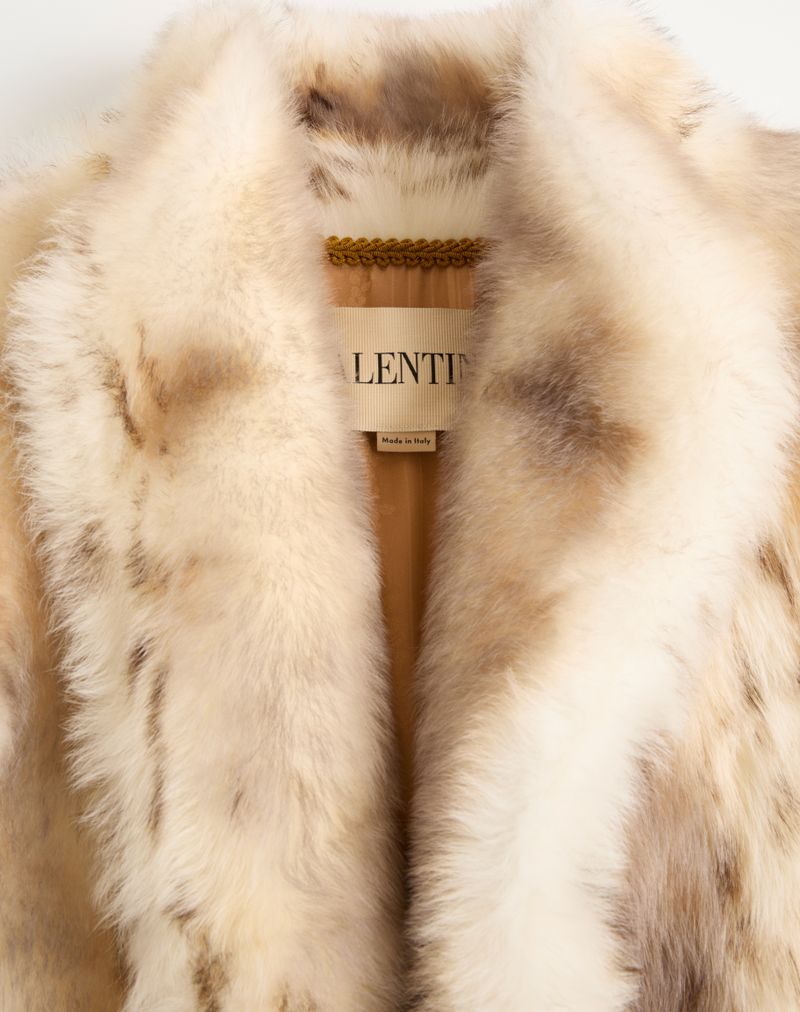 Shearling-frakke