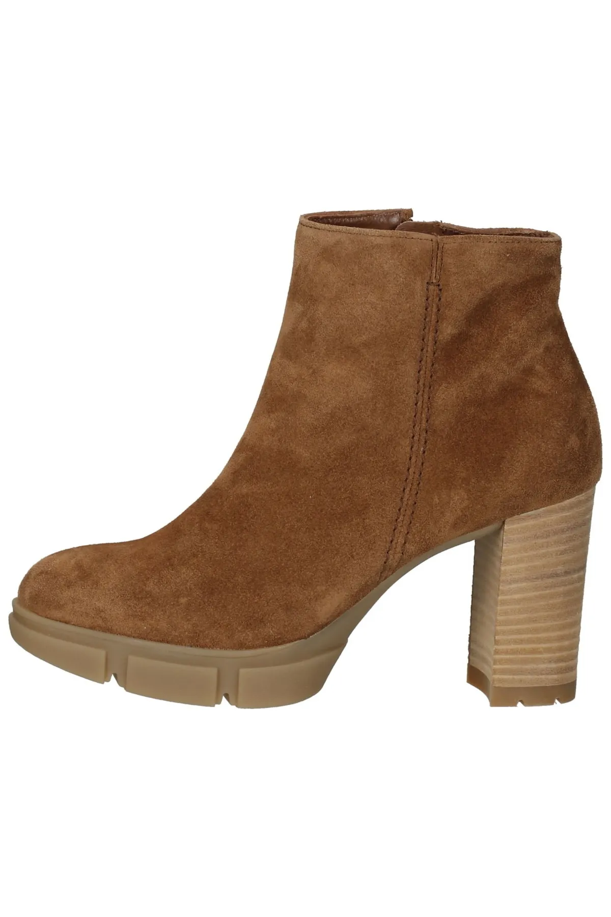Paul Green  Stiefelette - Braun - Blockabsatz