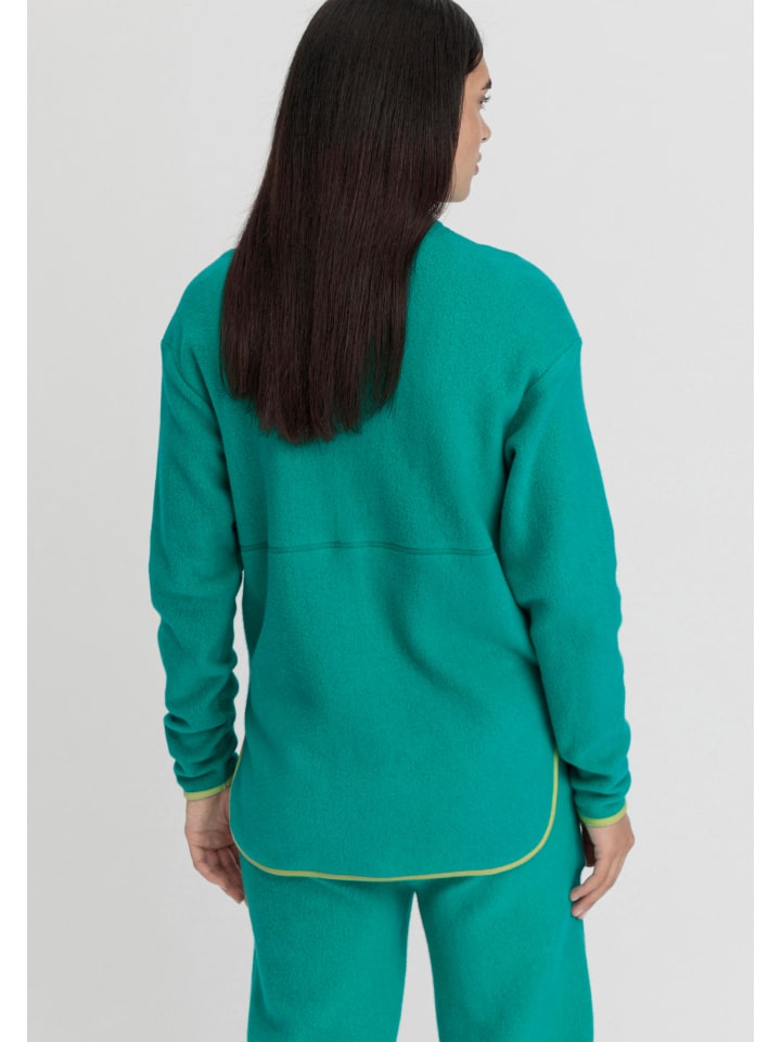 Hessnatur Fleece-Jacke in lagune günstig kaufen
