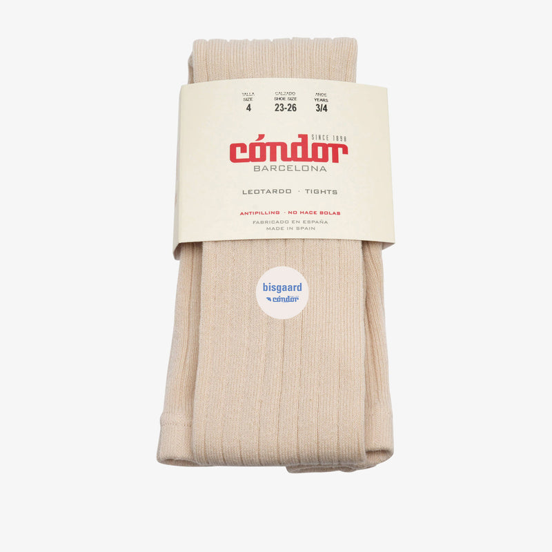 rib strumpfhosen - Beige