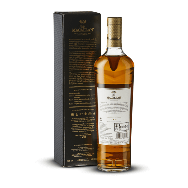 The Macallan 12 ans Sherry Oak 40%