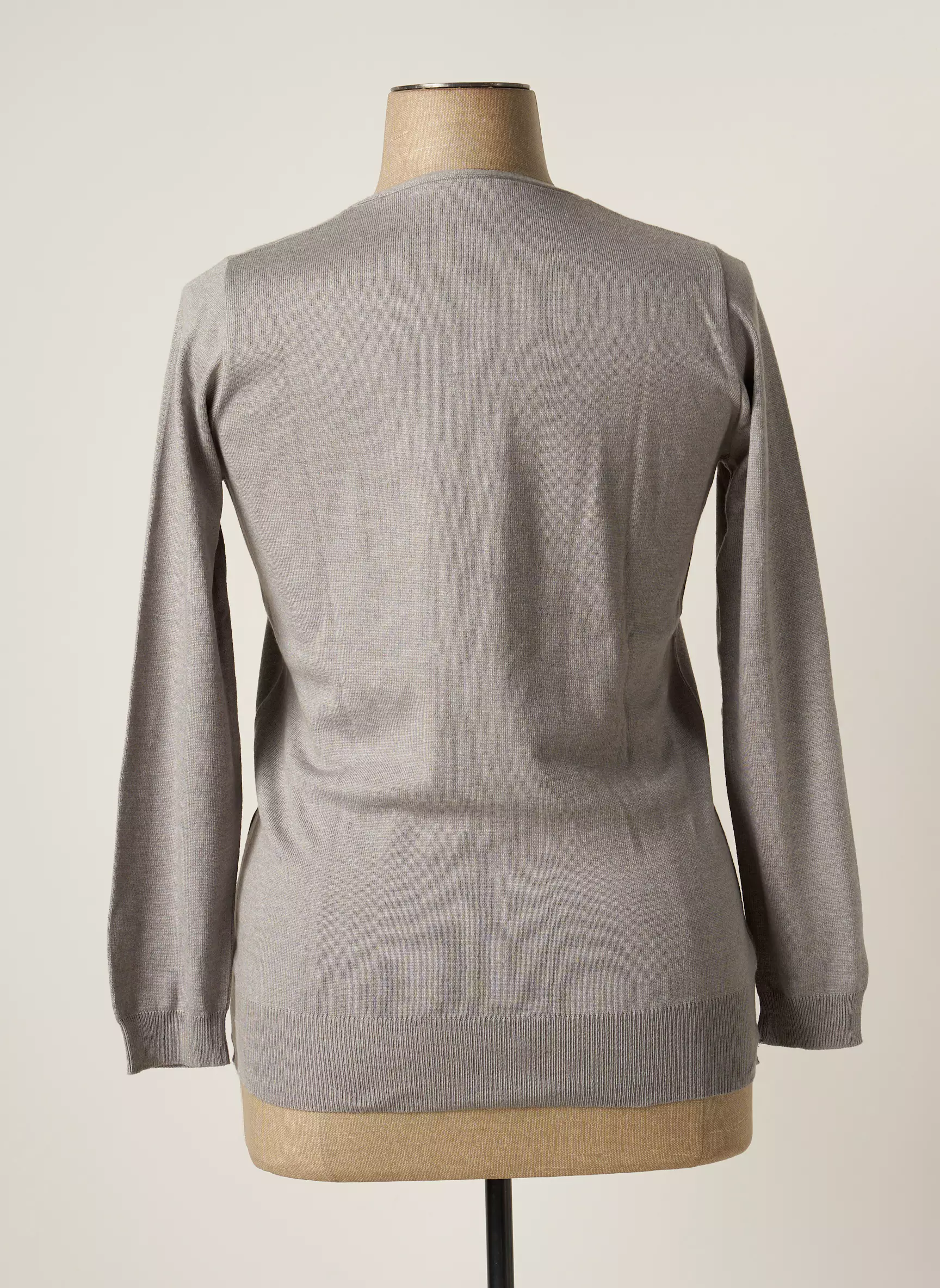 Fred Sabatier Pulls Femme couleur gris