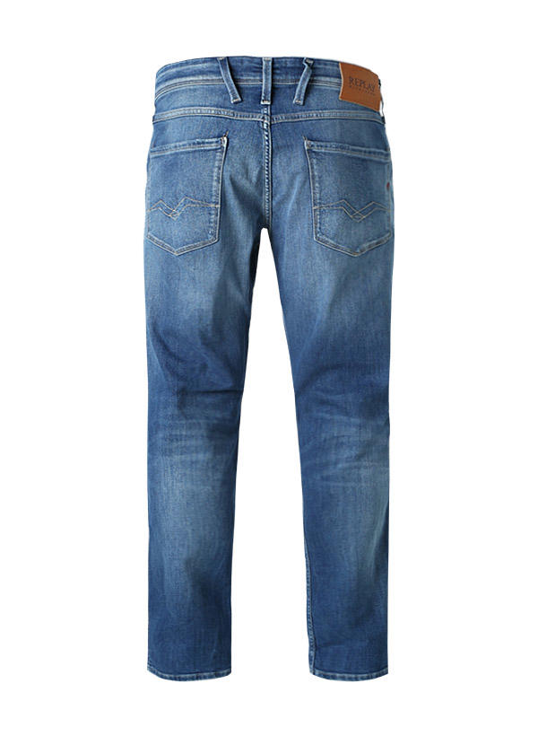 Replay, Jeans Anbass, Slim Fit, Baumwoll-Stretch, blau