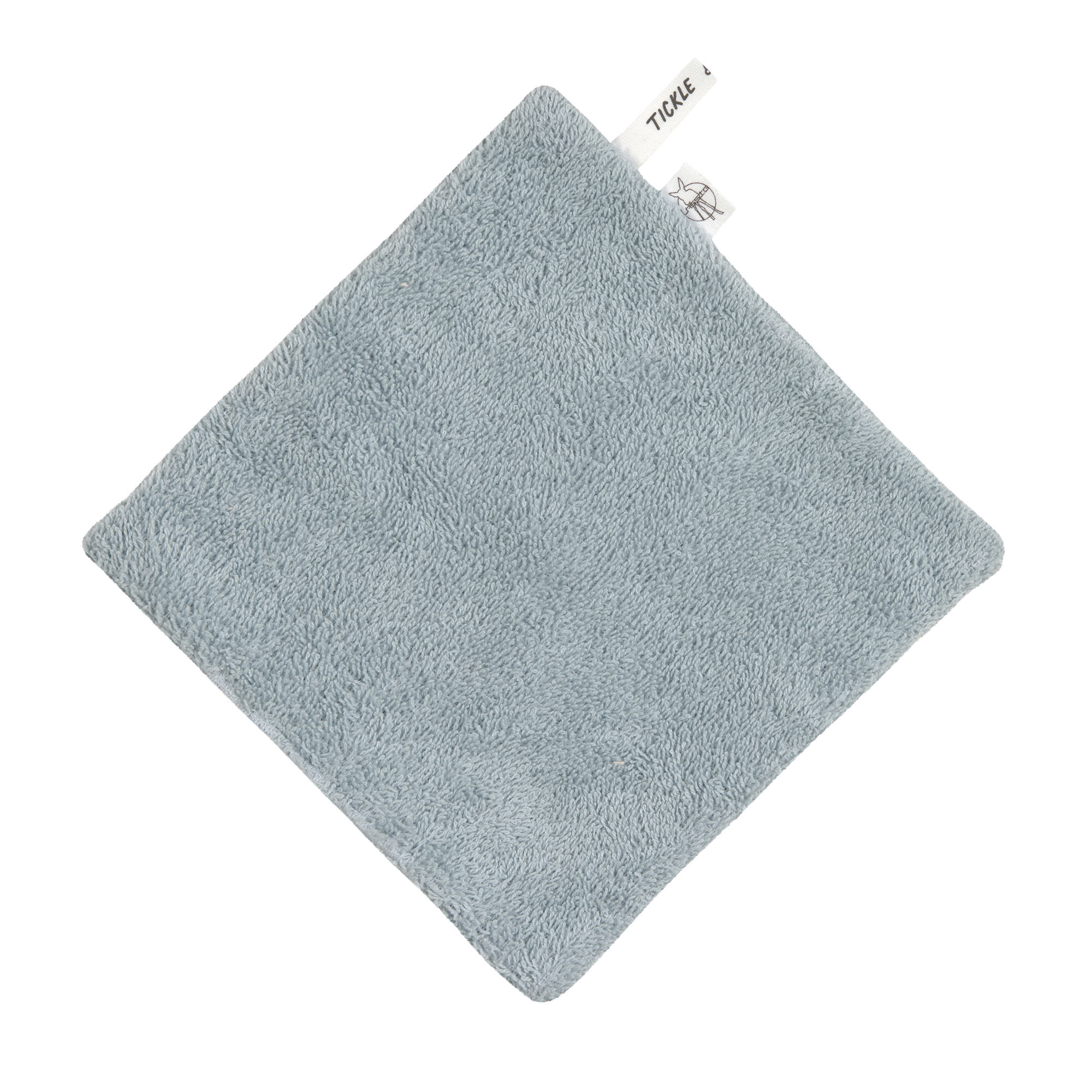 Musselin Waschlappen Baby 3er Set, Hellblau