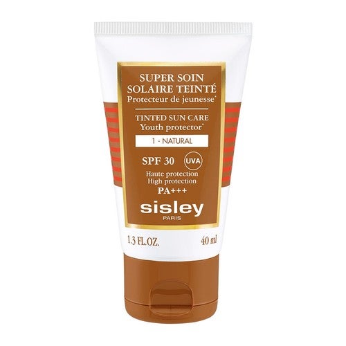 Sisley Super Soin Solaire тонирана крема за сунчање SPF 30, ћилибарна боја