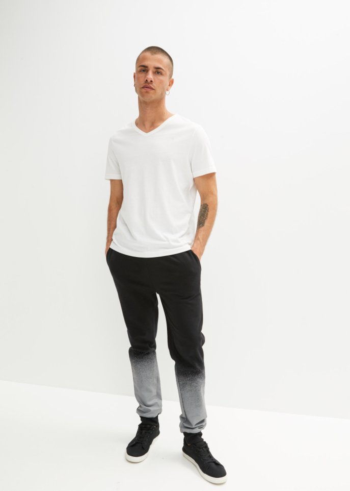 Sweathose mit recyceltem Polyester und Farbverlauf