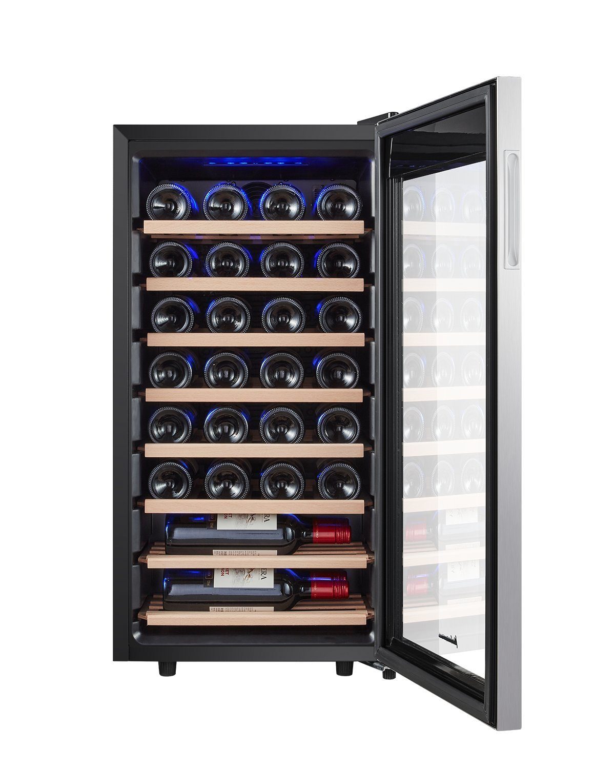 kalamera Weinkühlschrank KRC-86FCSS-W, für 28 Standardflaschen á 0,75l