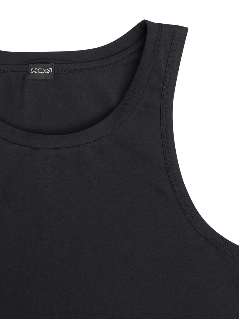 Tanktop mit Stretch-Anteil in schwarz