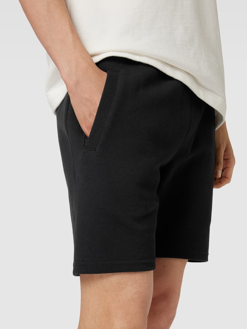 Sweatshorts mit Eingrifftaschen Modell 'Mavis' in schwarz