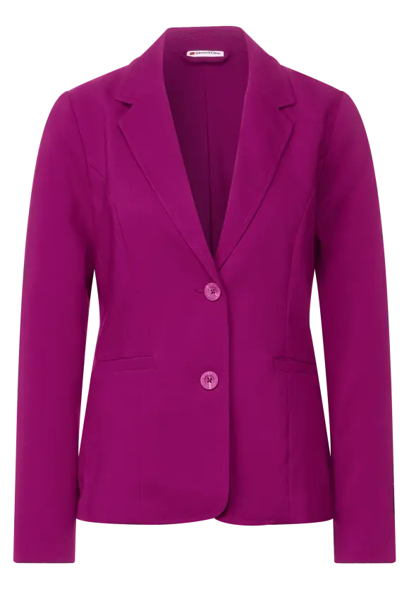 Street One Twill Blazer in Unifarbe
