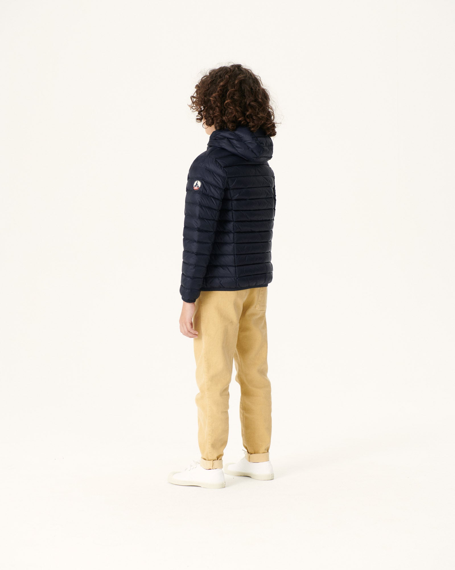 Doudoune légère à capuche enfant Marine Hugo