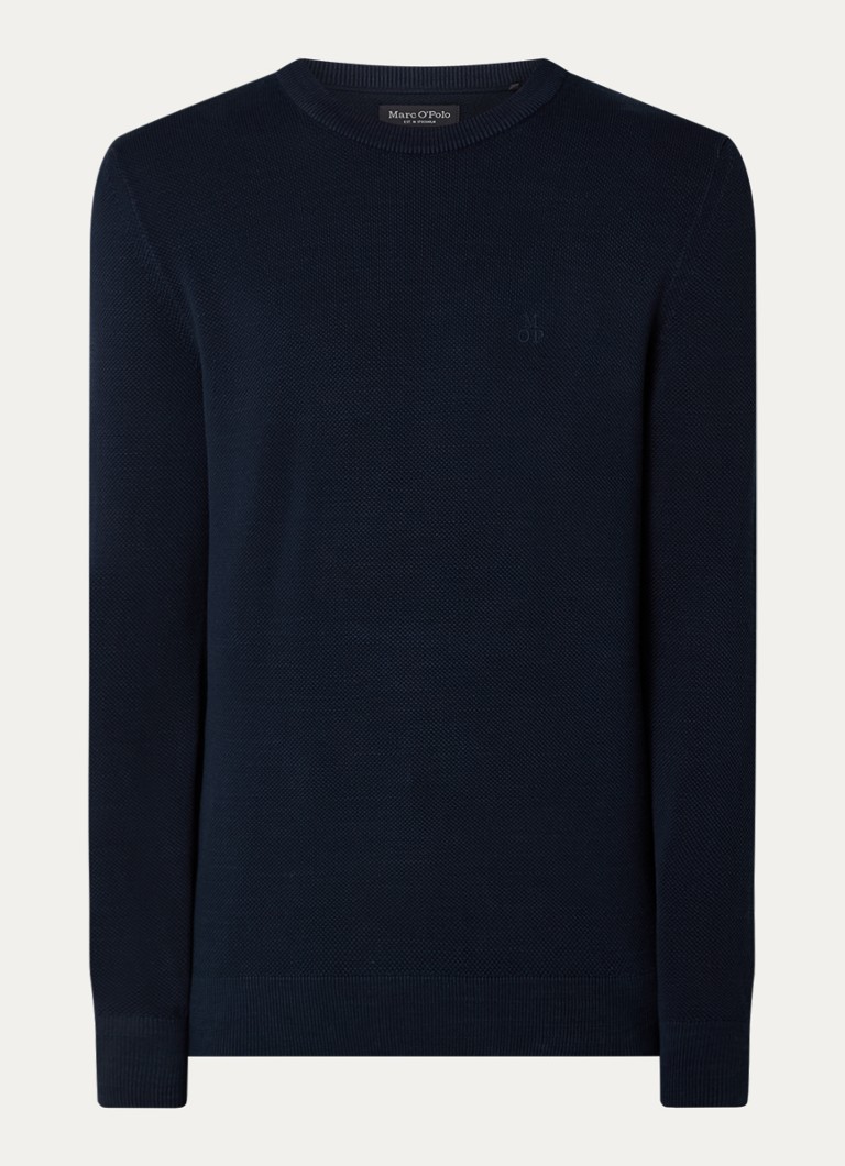 Marc O'Polo Fine-knit organic cotton pullover