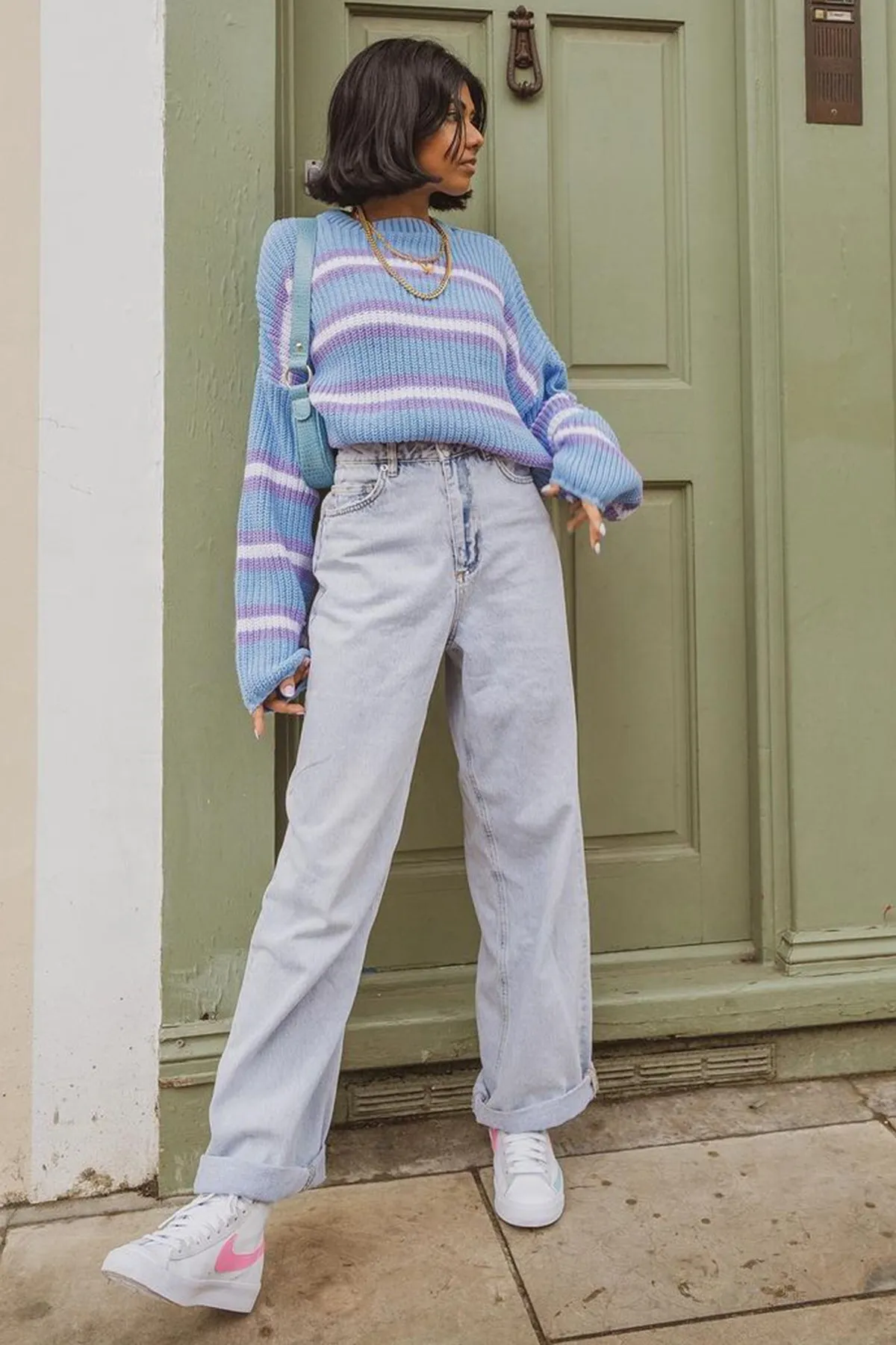 Madmext  Lila Pullover Mad Girls MG1244