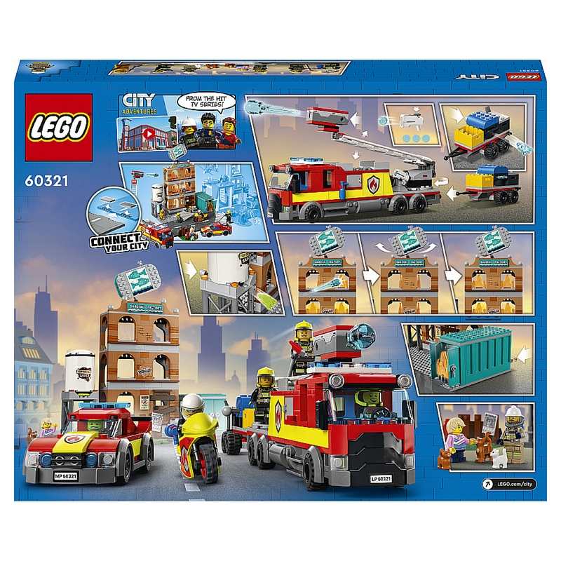 60321 La brigade pompiers LEGO City
