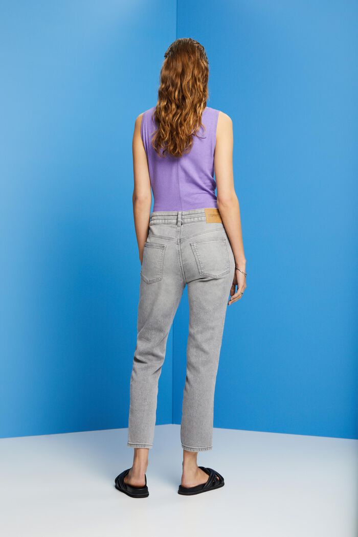 Boyfriend-Jeans mit Kordelzugbund