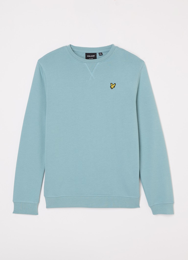 Pulover cu logo brodat Lyle & Scott