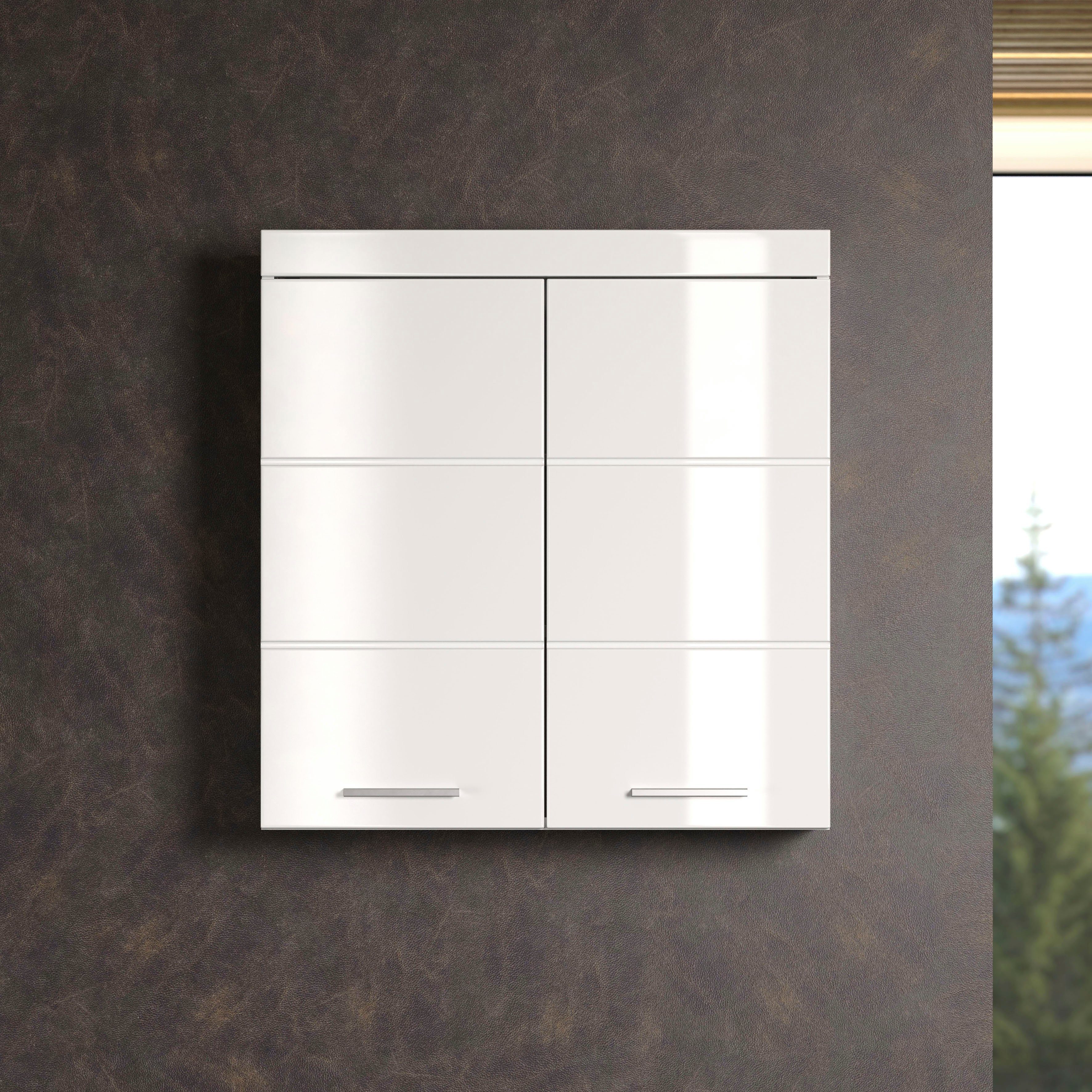 INOSIGN Hängeschrank Avena Breite 37 cm, Badezimmerschrank mit wechselbarem Türanschlag