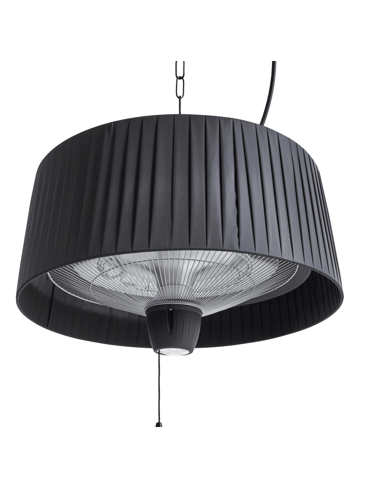 Beliani Terrassenstrahler ASCEA in Schwarz - (W) 43 x (H) 22 x (L) 43 cm günstig kaufen onesize