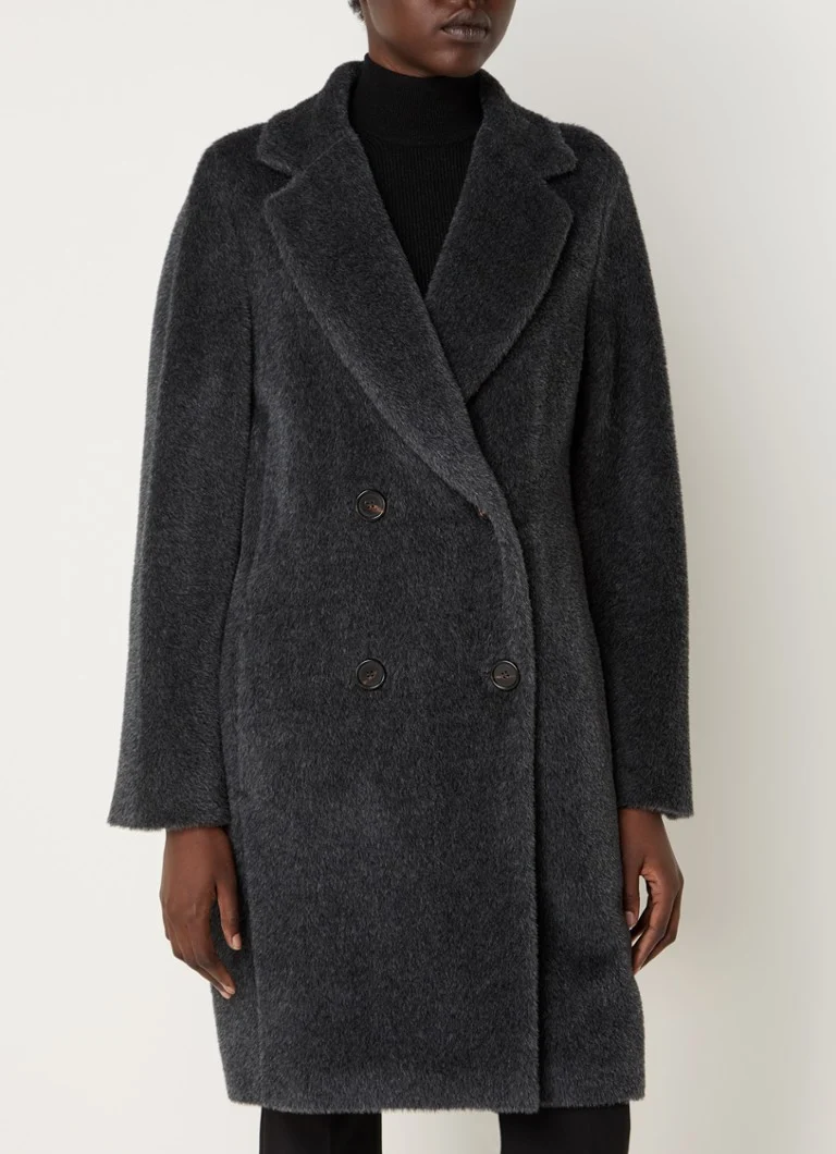 MaxMara Roseto -takki alpakkavillasekoitteesta, sivutaskut