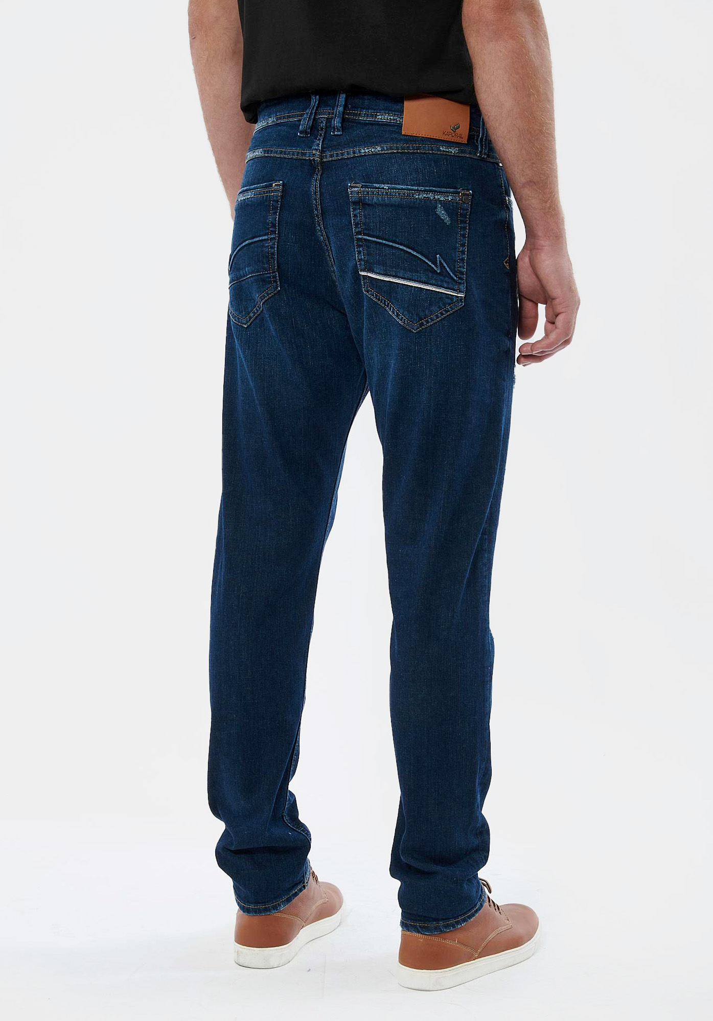 TYREL  Jean bleu slim tapered homme