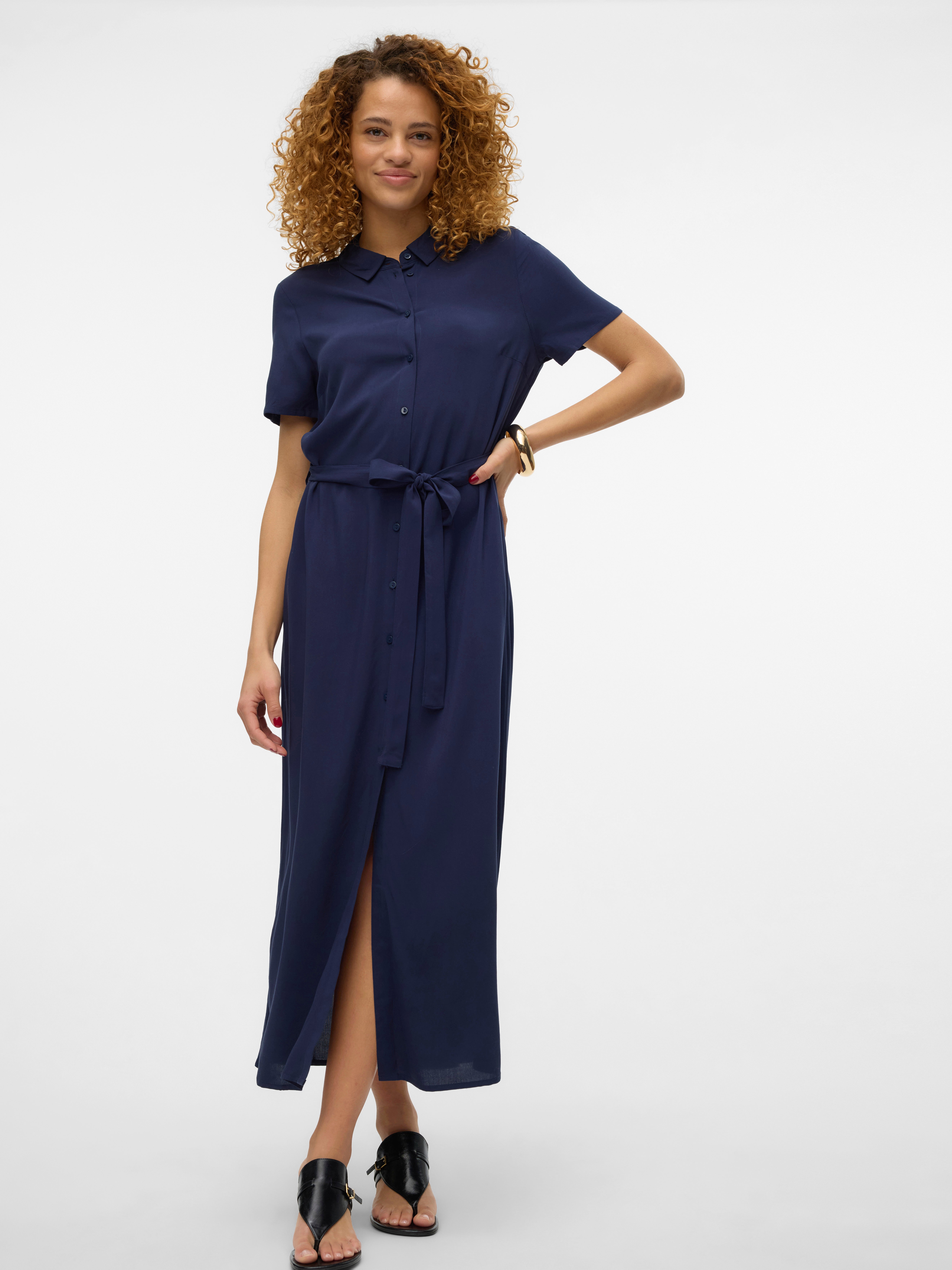 VMEASY Langes Kleid