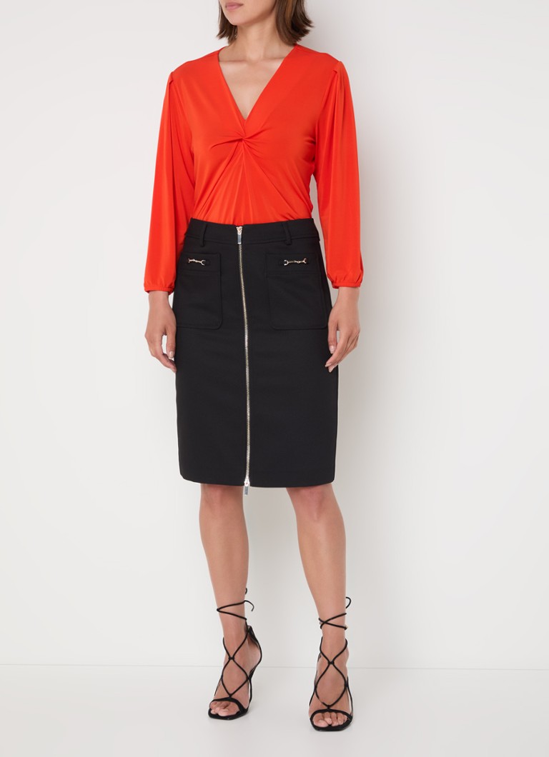 Top di Claudia Sträter con dettagli drappeggiati
