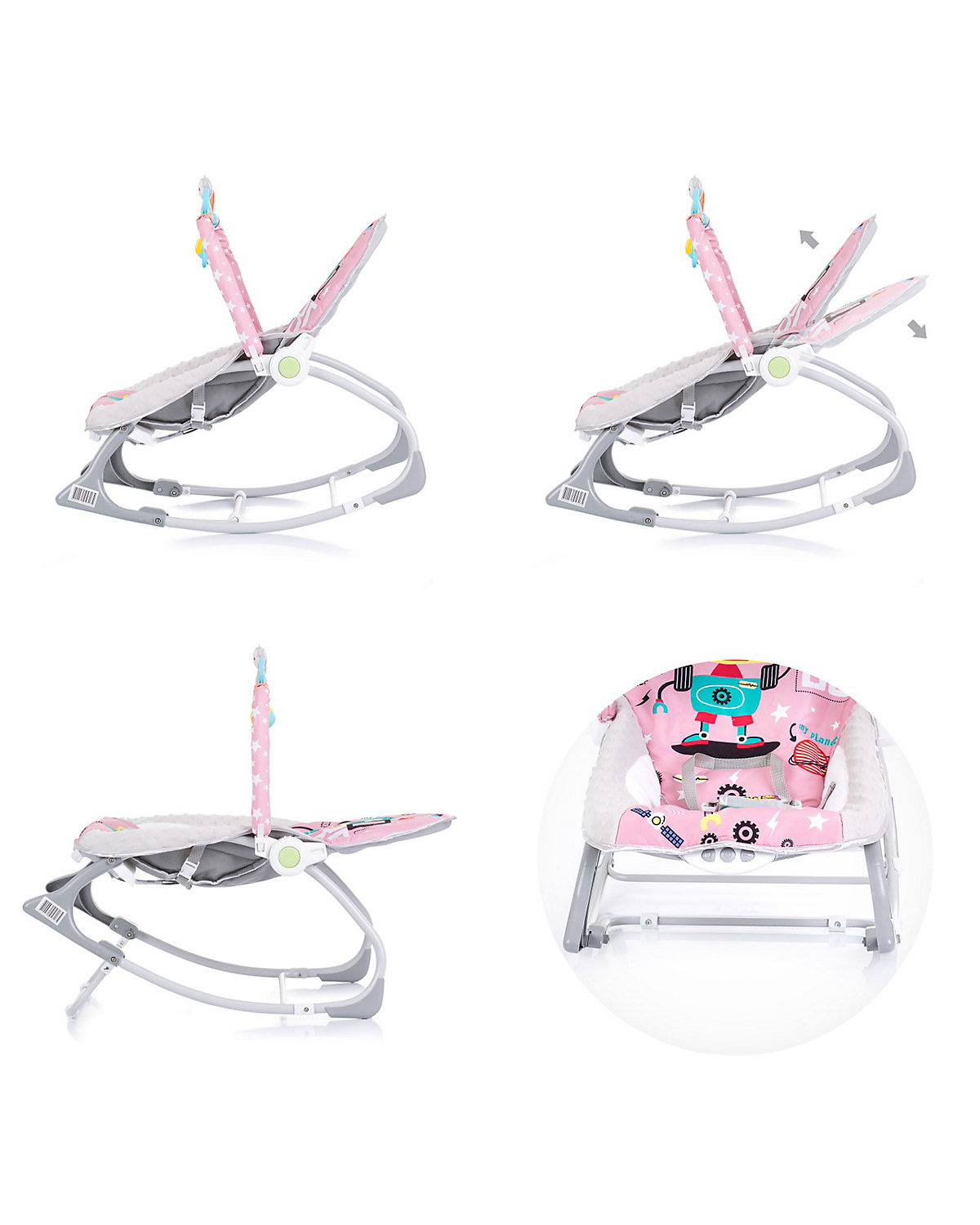 Babywippe Baby Spa 2 in 1 elektrisch Babywippen