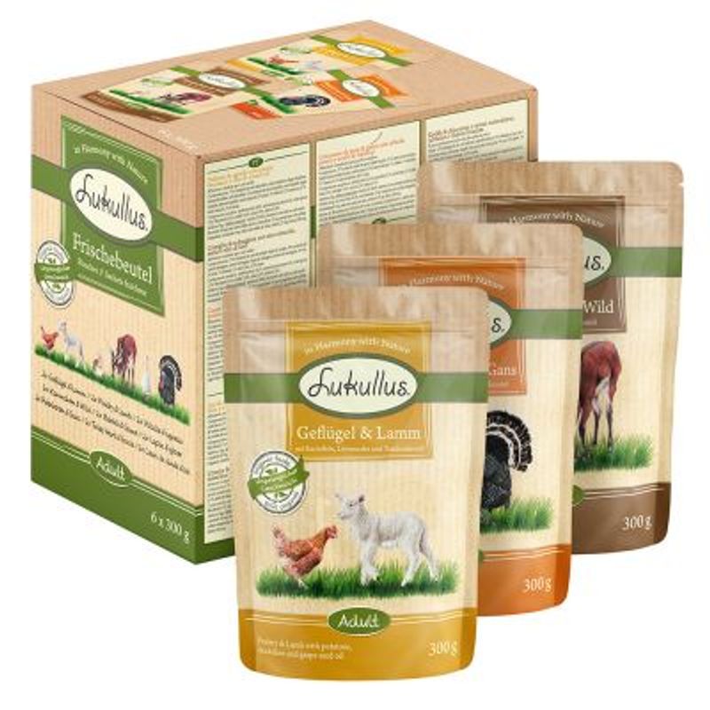 Probierpaket Lukullus Frischebeutel 6 x 300 g