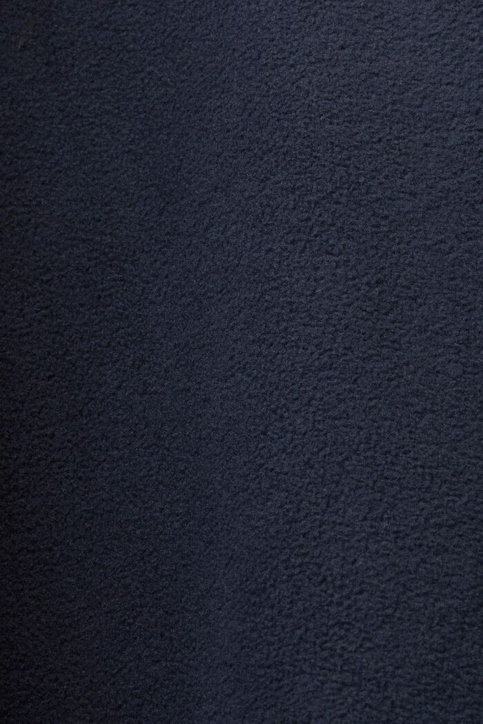 Fleece-Sweatshirt mit halblangem Reißverschluss