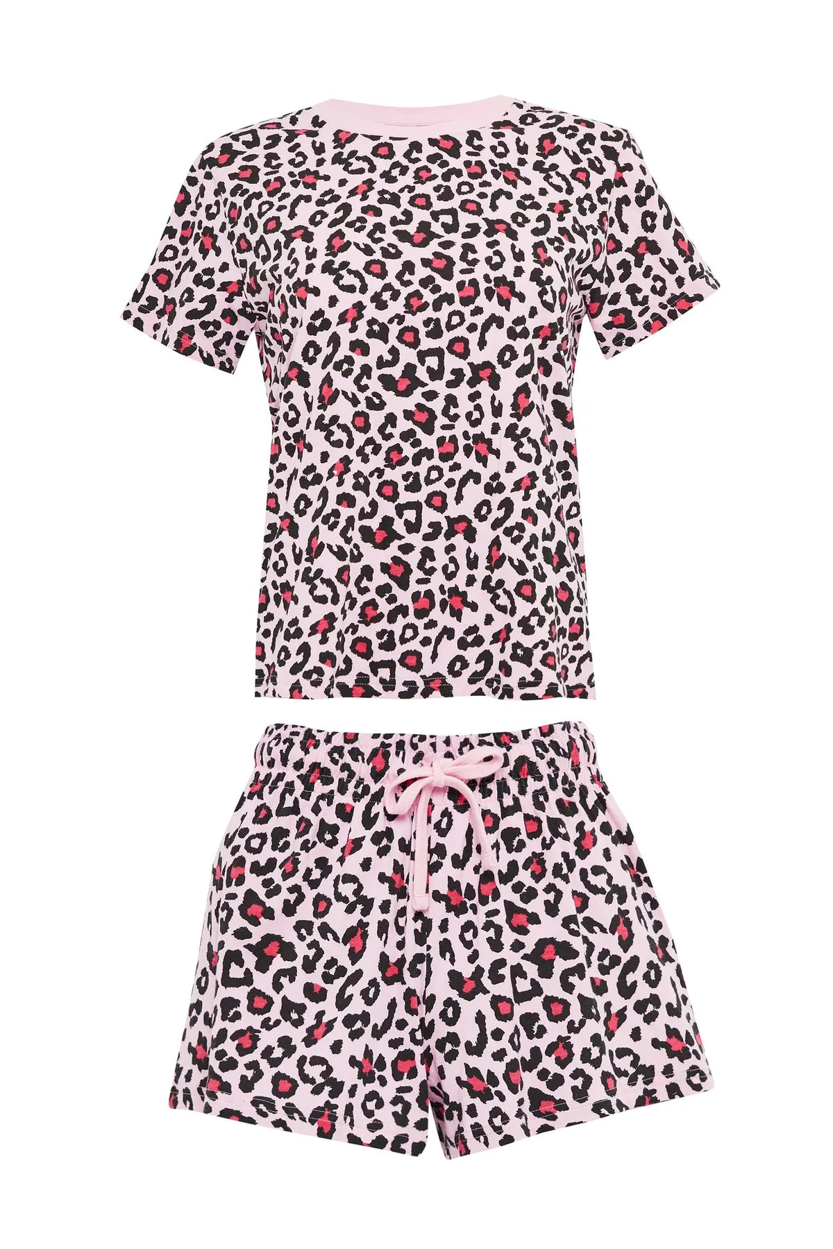 Threadbare  Loungewear - Nachtwäsche Cara Leopard Pyjama-Set und Augenmaske