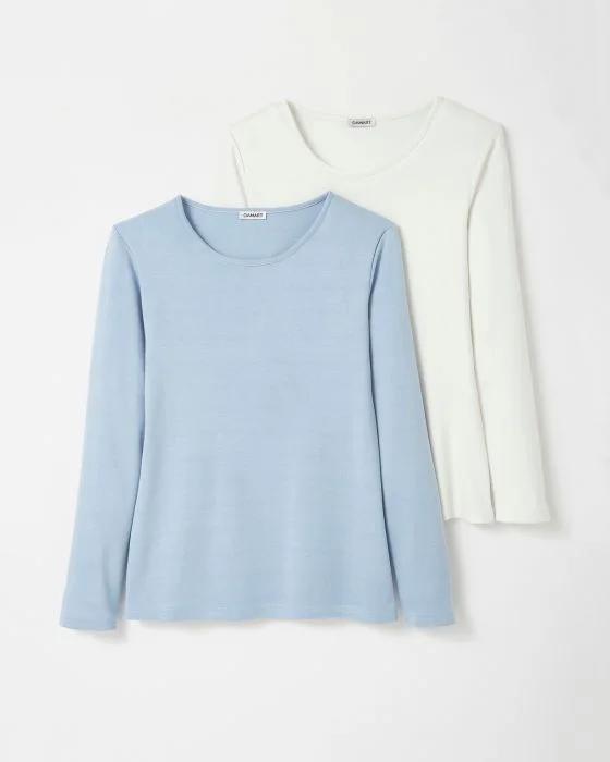 Lot de 2 tee-shirts toucher doux