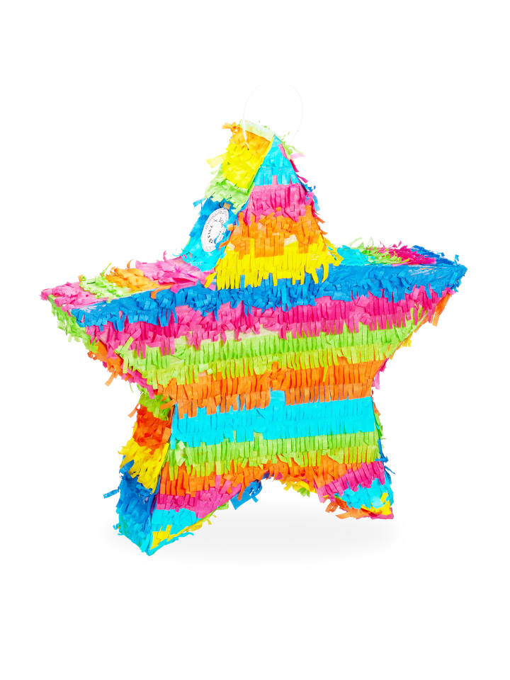 relaxdays Pinata Stern in Bunt günstig kaufen onesize