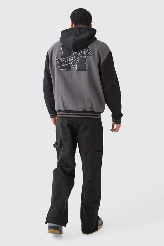 Lockere Hose mit geteiltem Saum