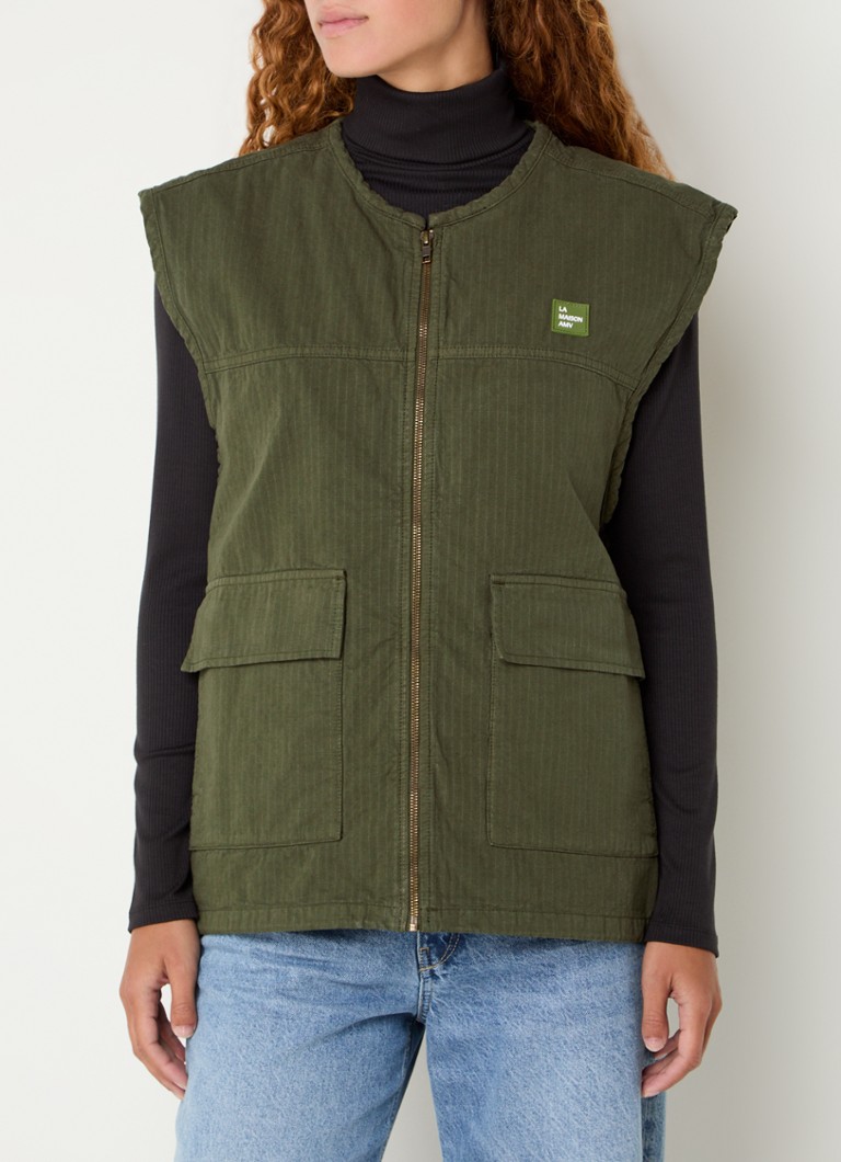 American Vintage Bodywarmer with flap pockets