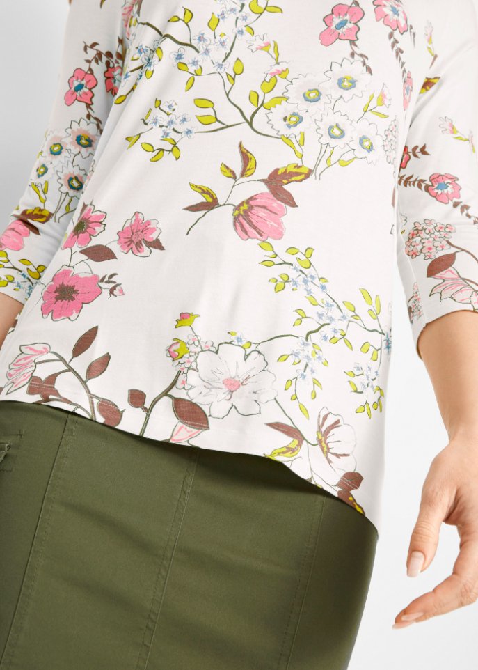 Shirt mit Blumendruck