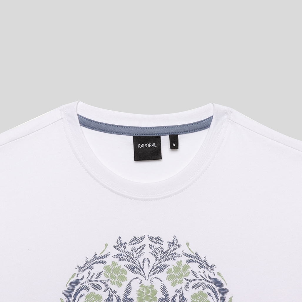 ODEON  T-shirt blanc garçon 100% coton bio