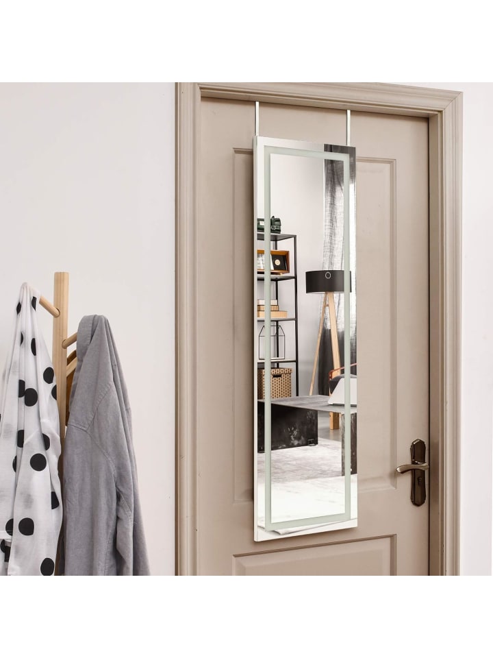 COSTWAY Wandspiegel in Weiß günstig kaufen 120 cm