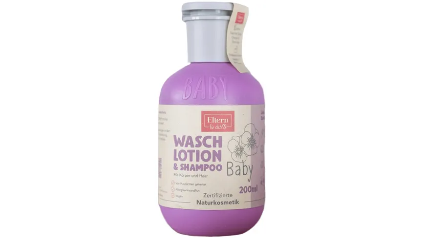 ELTERN FÜR DICH Baby Waschlotion und Shampoo 200 ml