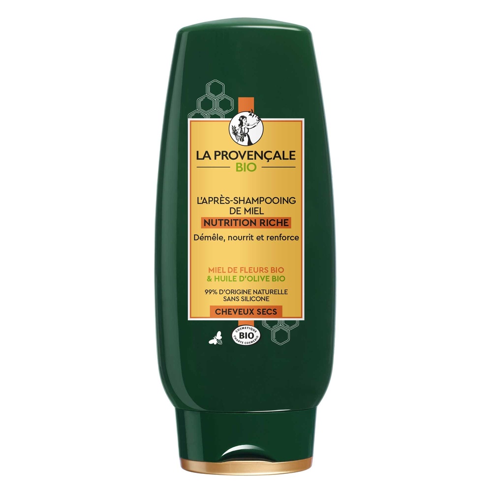 La Provençale La Provençale L'Après-Shampooing 2-en-1Démêlant et Masque Nutrition Riche 200ml L’Après-Shampooing 2-en-1 Cheveux Secs Certifié Bio
