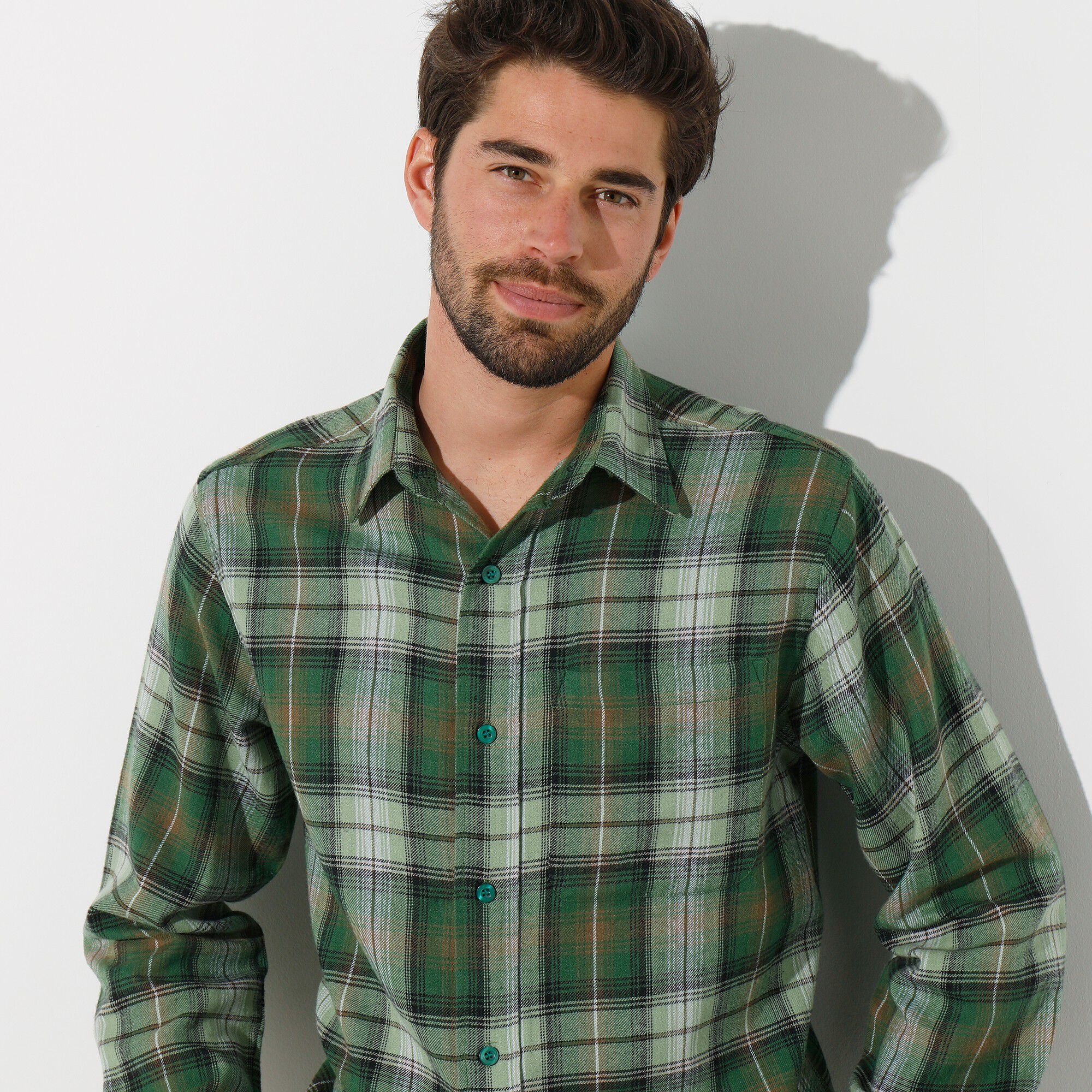Chemise carreaux flanelle