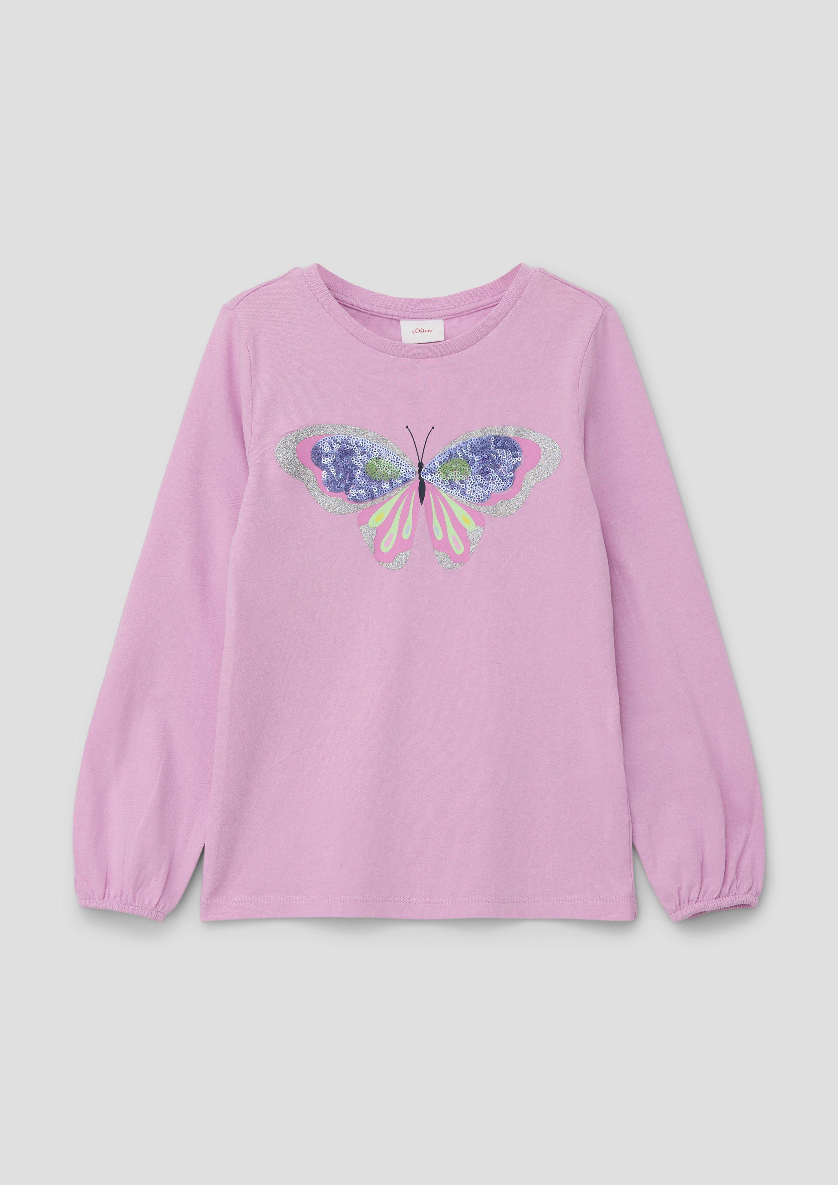 Longsleeve mit Rundhalsausschnitt  2142070-4442