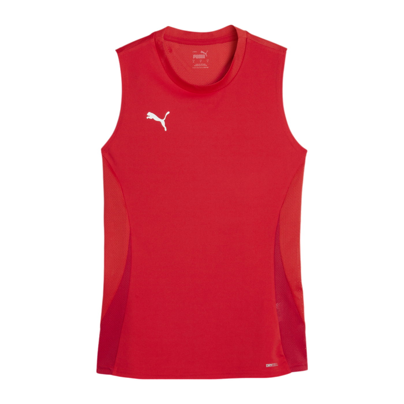 PUMA teamGOAL Tanktop Damen Rot Weiss F01
