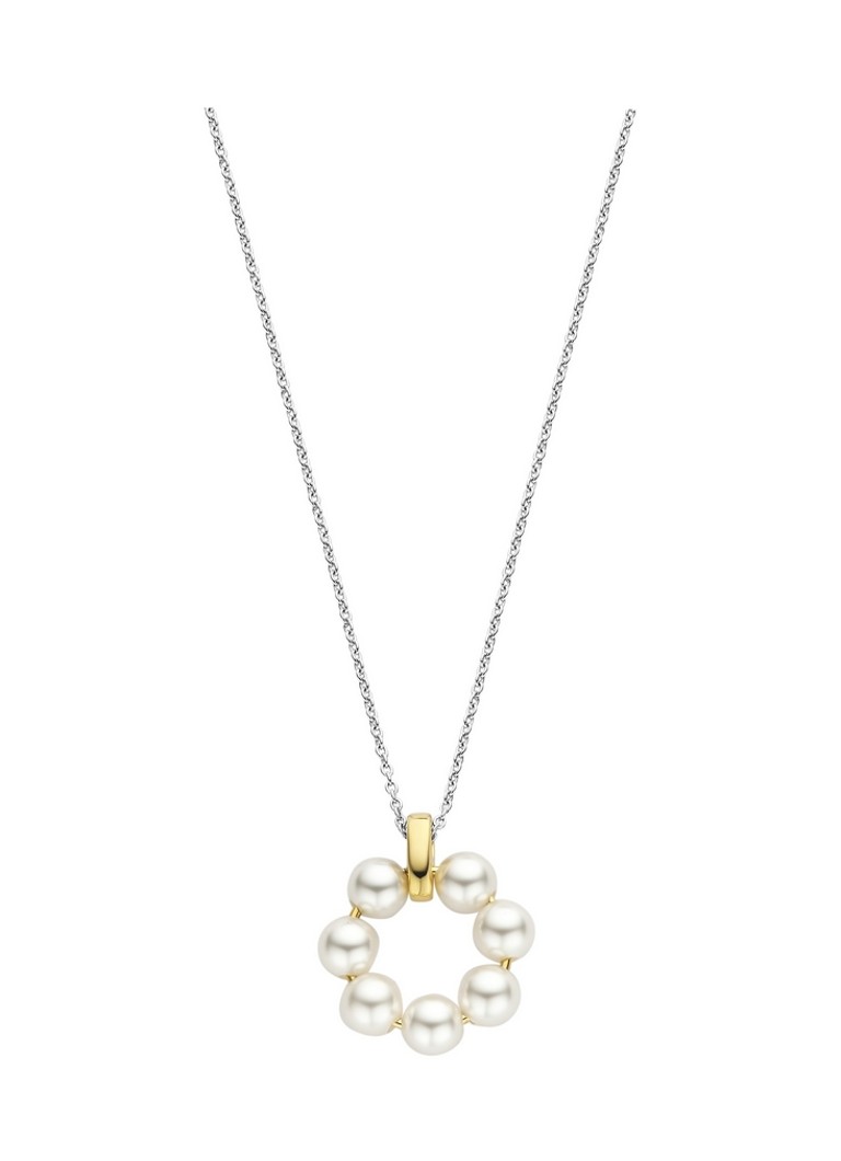 TI SENTO - Milano Silver necklace with pearl 34037PW