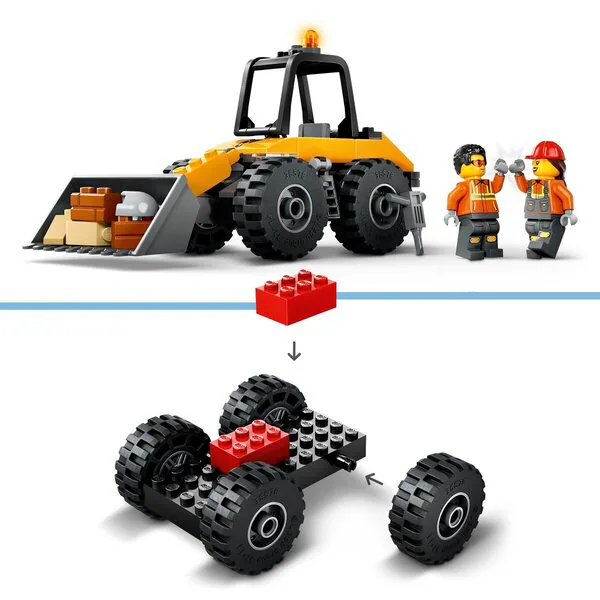 LEGO City 60450 Keltainen pyöräkuormaaja