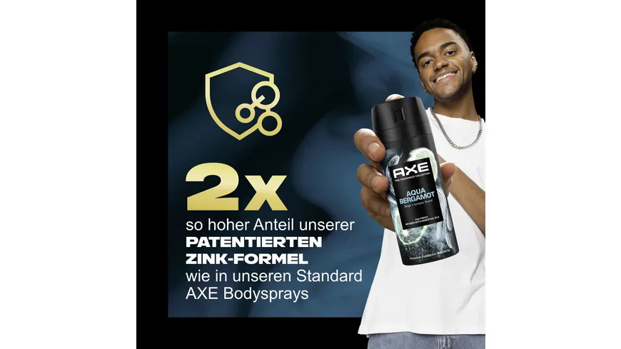AXE Premium Bodyspray Aqua Bergamot ohne Aluminiumsalze 150 ml