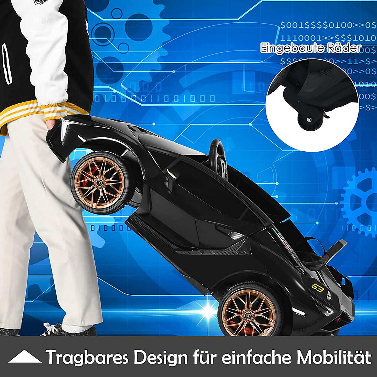 Elektroauto Lamborghini 2.4G Fernbedienung 3-8 Jahre